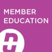 BCNU logo with the word member education