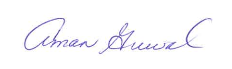 President's signature