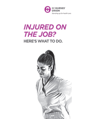 woman with back pain - Injured on the job
