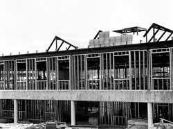 Building frame of the office on Regent Street 