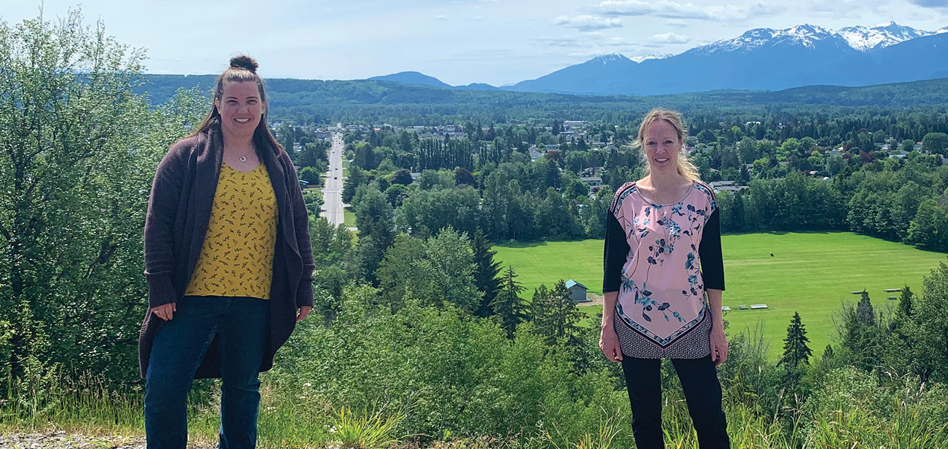 Public health nurses Terrace's Lindsay Willoner and Nancy Dhaliwal