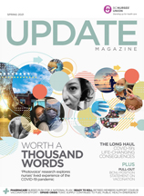 Update Magazine Spring 2021 cover