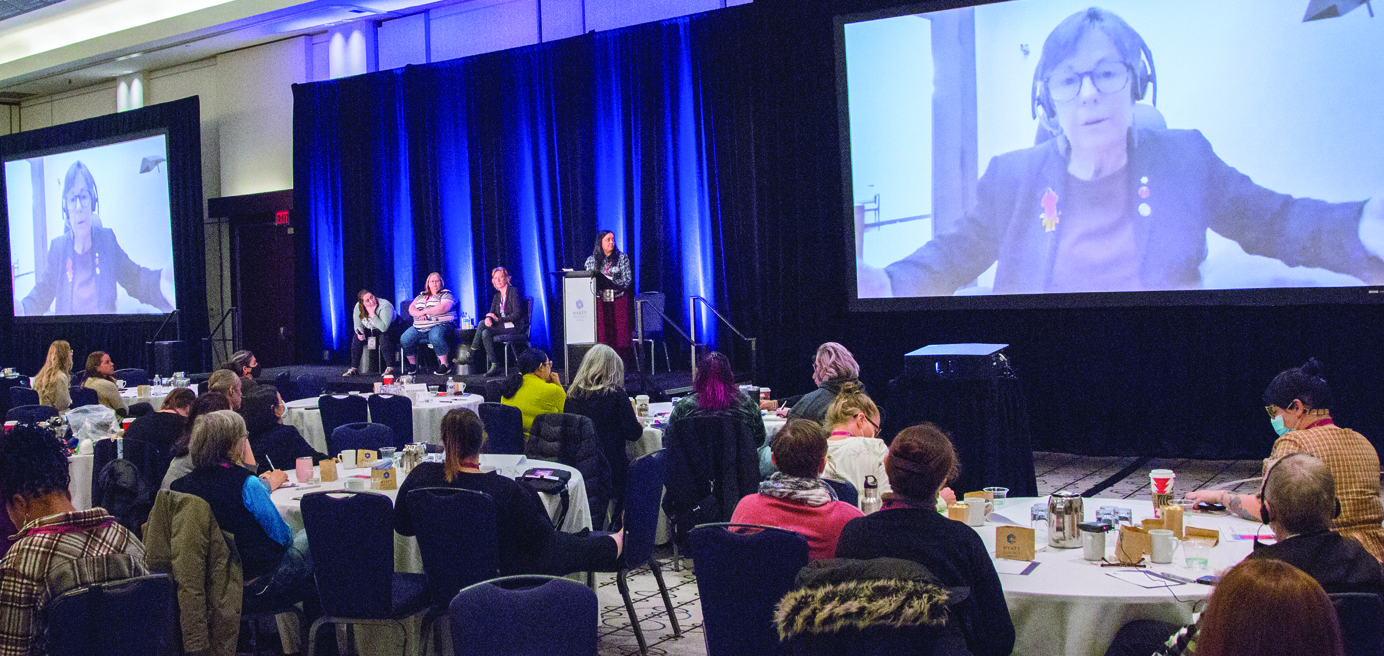 A panel discussion following the screening of the Conviction film