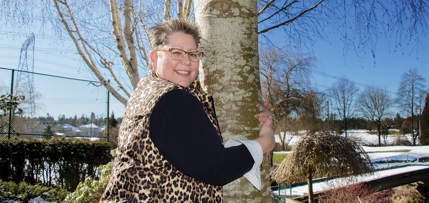 Portrait of BCNU steward and South Fraser Valley region member Karen Evjen 