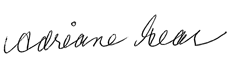 Adriane Gear signature