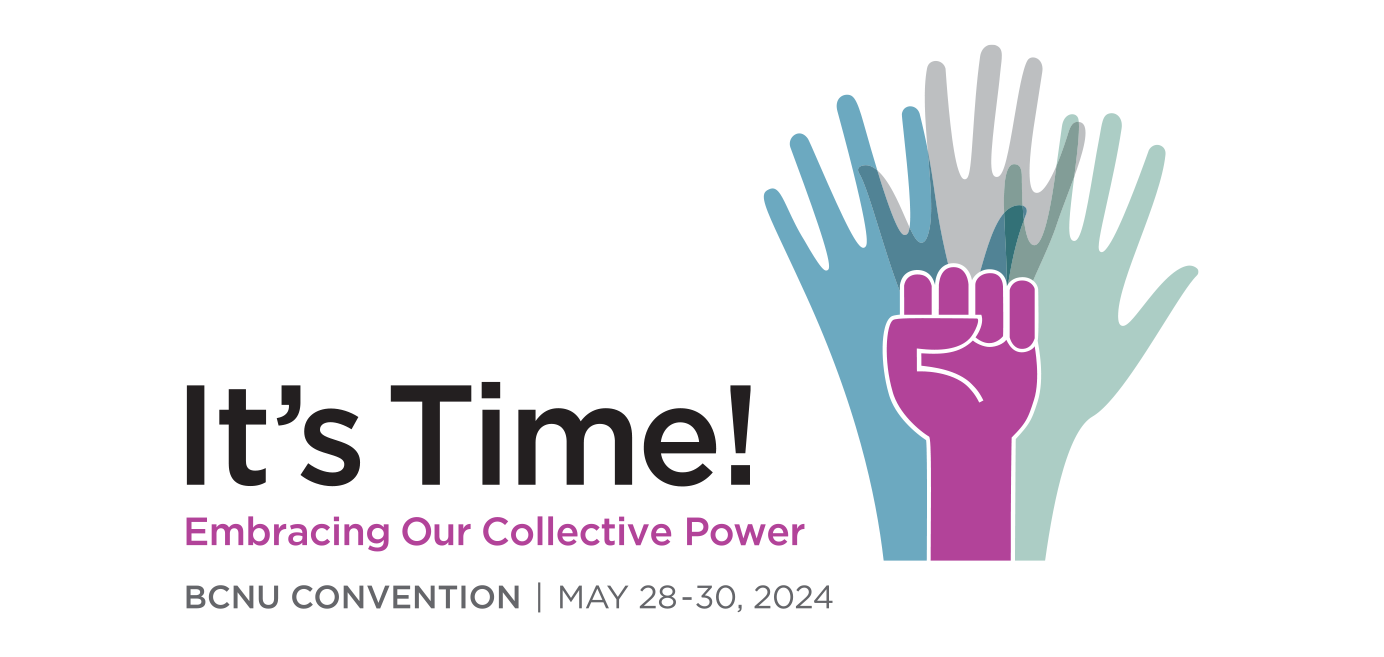 Four hands are pictured with the words It's Time! Embracing Our Collective Power