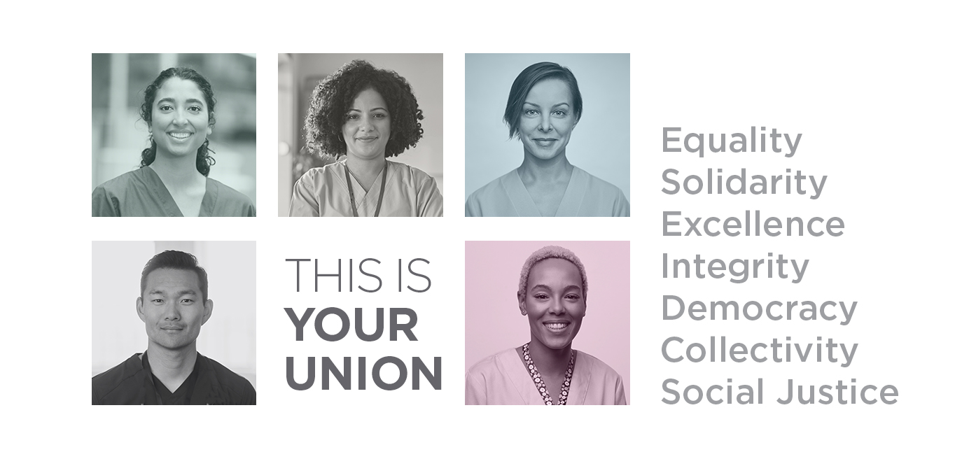 Nominations landing banner with text "This is your union"