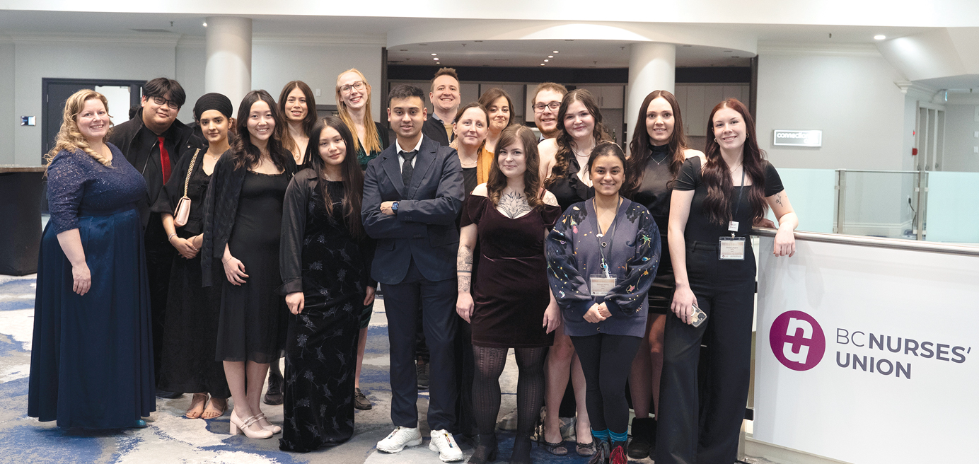 Update Magazine: Spring 2026 - BCNU Student Nurses Lead the Way - Landing image