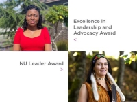 BCNU leadership award winners