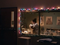 A nurse holding a baby 