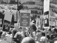 BCNU members rallying