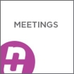BCNU logo with the word meetings