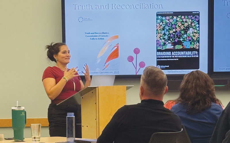 TRUTH AND RECONCILIATION Indigenous health advocate and educator Jessica Key. 