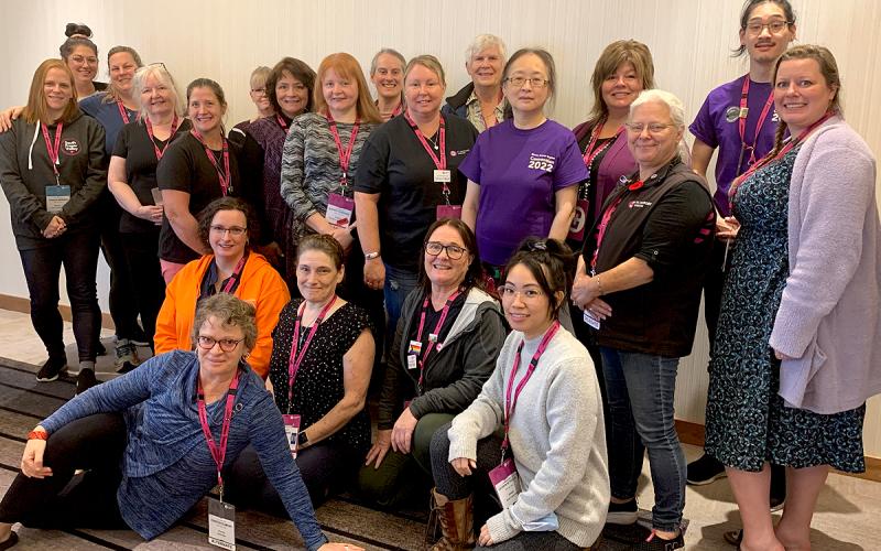 Several future and current members of BCNU's Workers with Disabilities caucus met during BCNU Convention 2022. The caucus discussed how to get involved and what involvement as a representative would look like.  