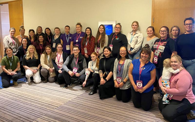 The Young Nurses' Network (YNN) is a safe and welcoming place for any member who is age 35 or younger or has been working as a nurse for five years or less. They met at convention to discuss their work within the union. 
